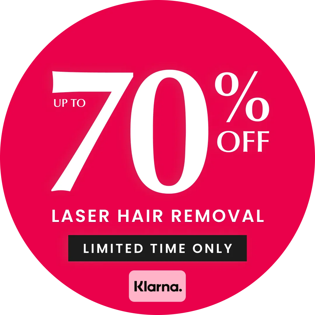 Up to 70% off laser hair removal, limited time only